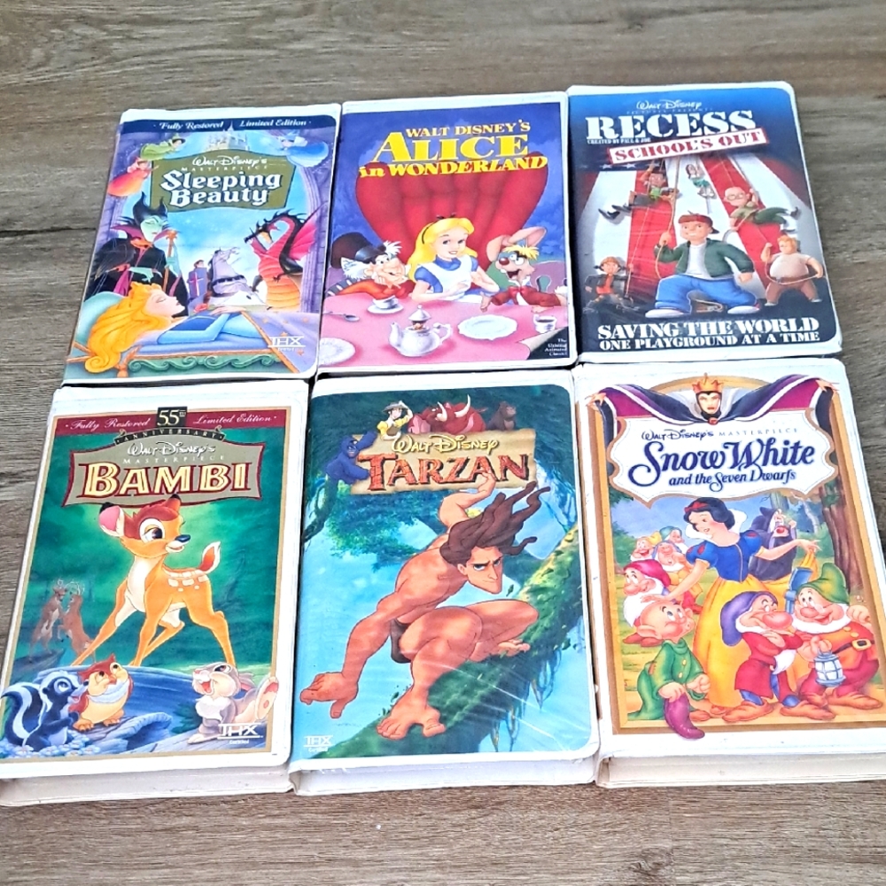 Disney VHS Collection - Vibrant Covers